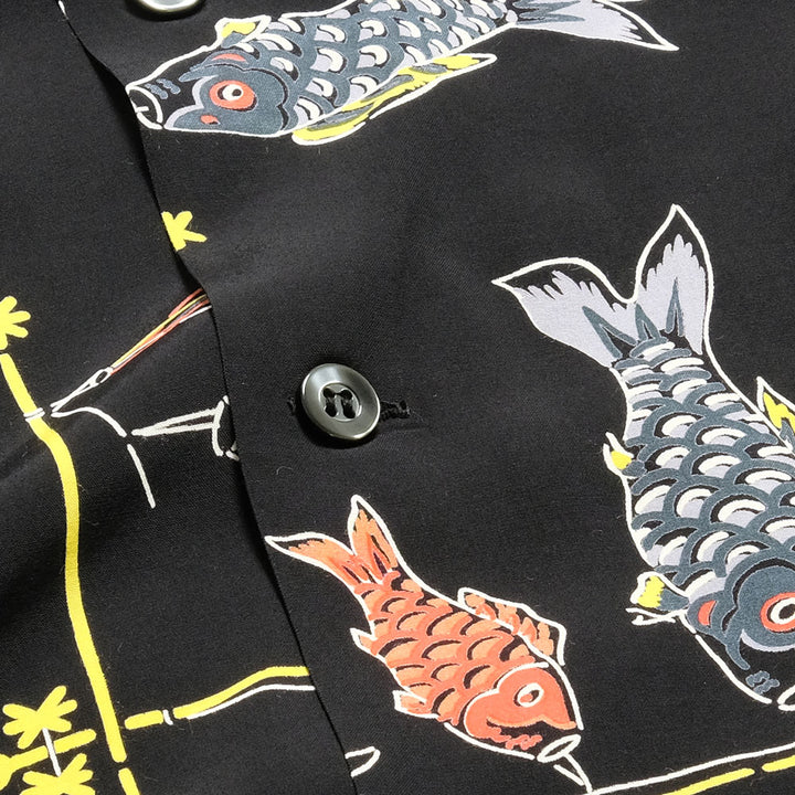 SUN SURF - HINOYA EXCLUSIVE - S/S RAYON HAWAIIAN SHIRT - KOINOBORI - SS39350HY