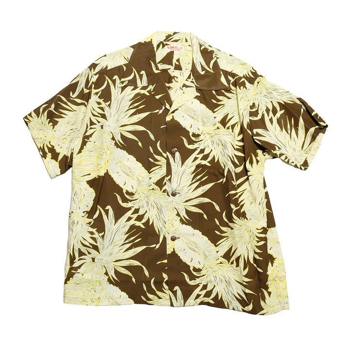SUN SURF - RAYON HAWAIIAN SHIRT - ISLAND PINEAPPLE - SS39413