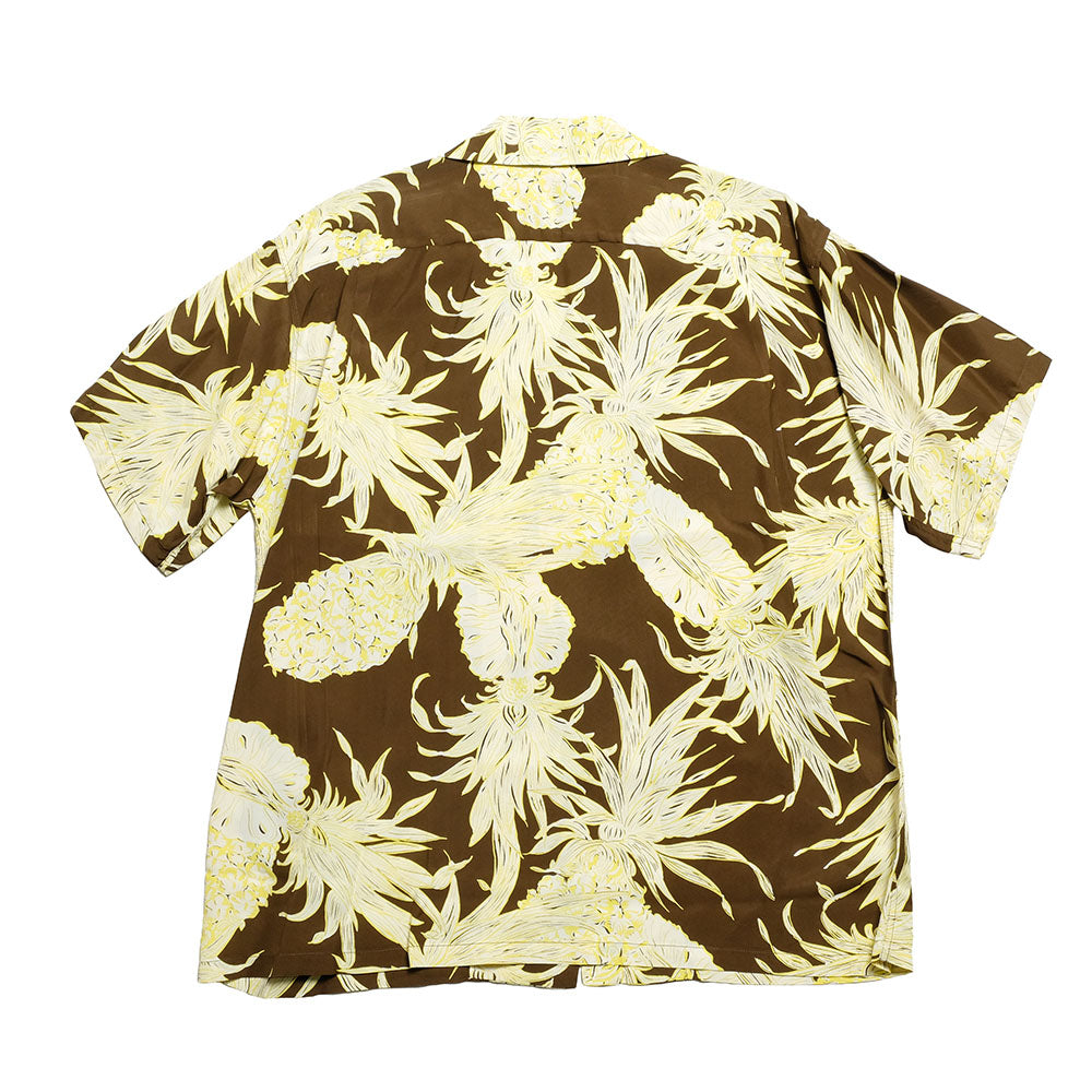 SUN SURF - RAYON HAWAIIAN SHIRT - ISLAND PINEAPPLE - SS39413