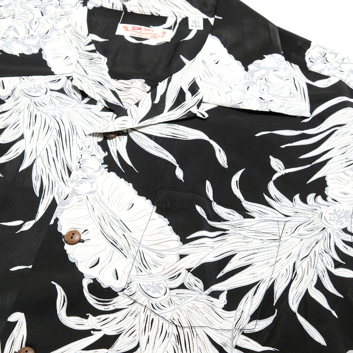 SUN SURF - RAYON HAWAIIAN SHIRT - ISLAND PINEAPPLE - SS39413