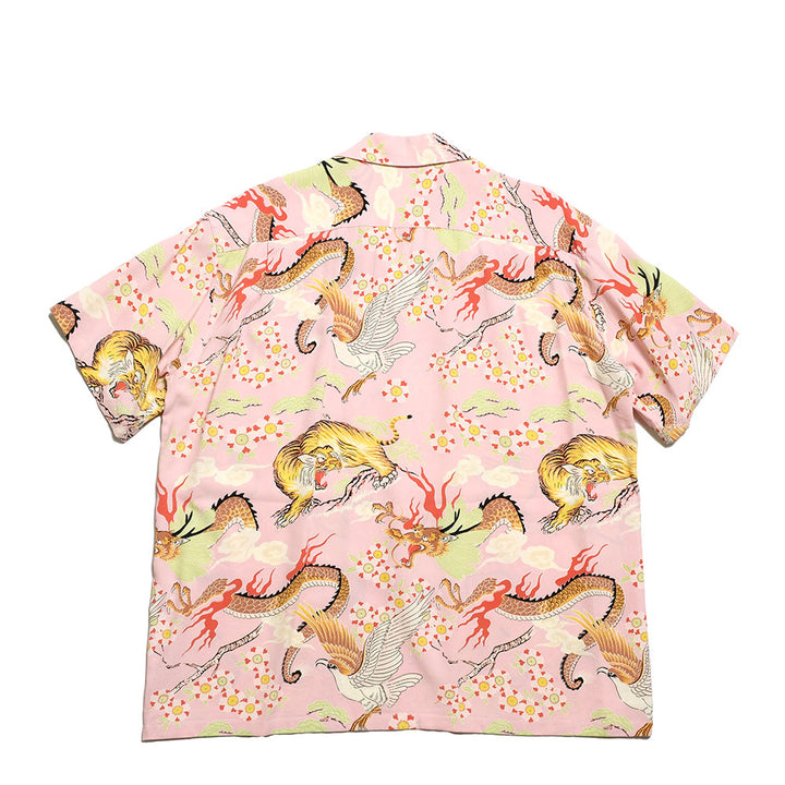 SUN SURF - S/S RAYON HAWAIIAN SHIRT - THE TRIANGULAR FIGHT - SS39414