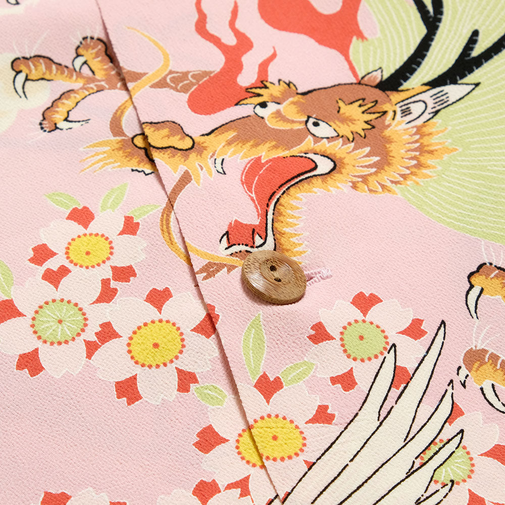 SUN SURF - S/S RAYON HAWAIIAN SHIRT - THE TRIANGULAR FIGHT - SS39414