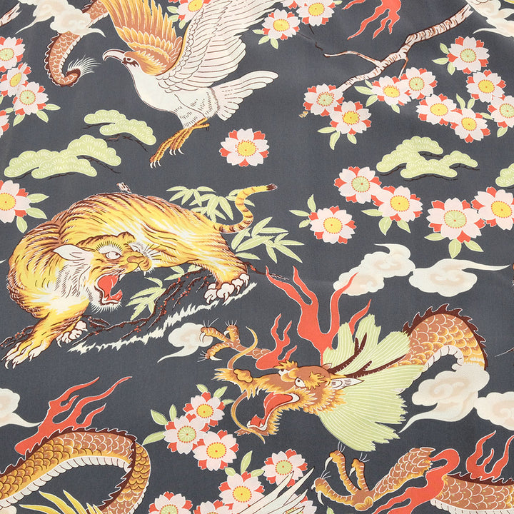 SUN SURF - S/S RAYON HAWAIIAN SHIRT - THE TRIANGULAR FIGHT - SS39414