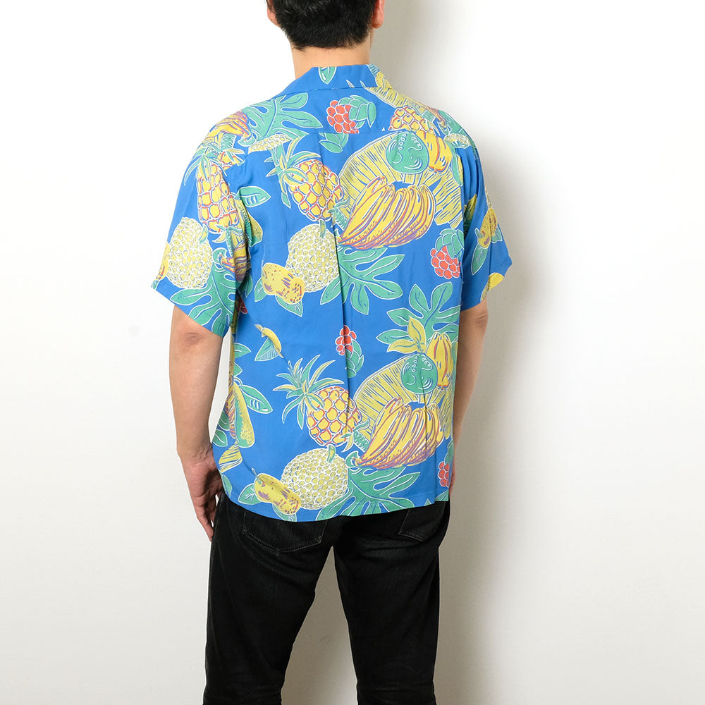 SUN SURF - S/S RAYON HAWAIIAN SHIRT - TROPICAL FRUITS - SS39415