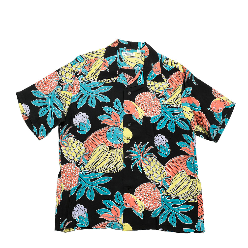 SUN SURF - S/S RAYON HAWAIIAN SHIRT - TROPICAL FRUITS - SS39415