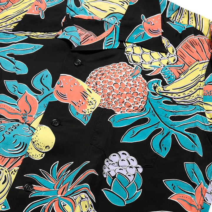 SUN SURF - S/S RAYON HAWAIIAN SHIRT - TROPICAL FRUITS - SS39415