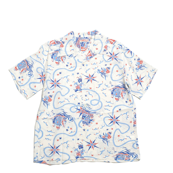 SUN SURF - S/S RAYON HAWAIIAN SHIRT - AGE OF DISCOVERY - SS39429