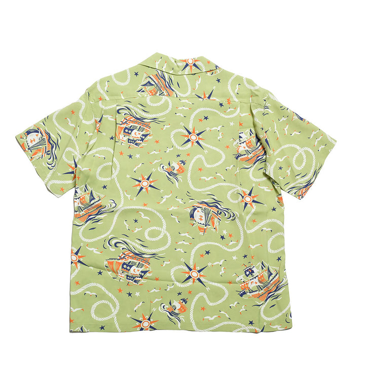 SUN SURF - S/S RAYON HAWAIIAN SHIRT - AGE OF DISCOVERY - SS39429