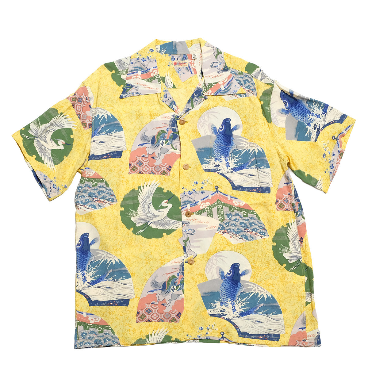 SUN SURF - S/S RAYON HAWAIIAN SHIRT - JAPANESE QUAINT DESIGN