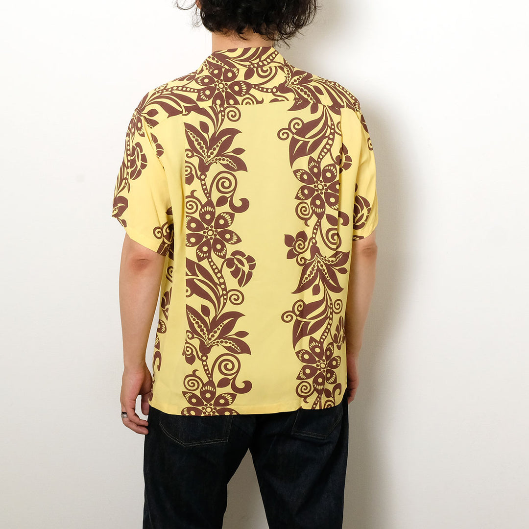SUN SURF - S/S RAYON HAWAIIAN SHIRT - PICTOGRAPH FLOWER - SS39616