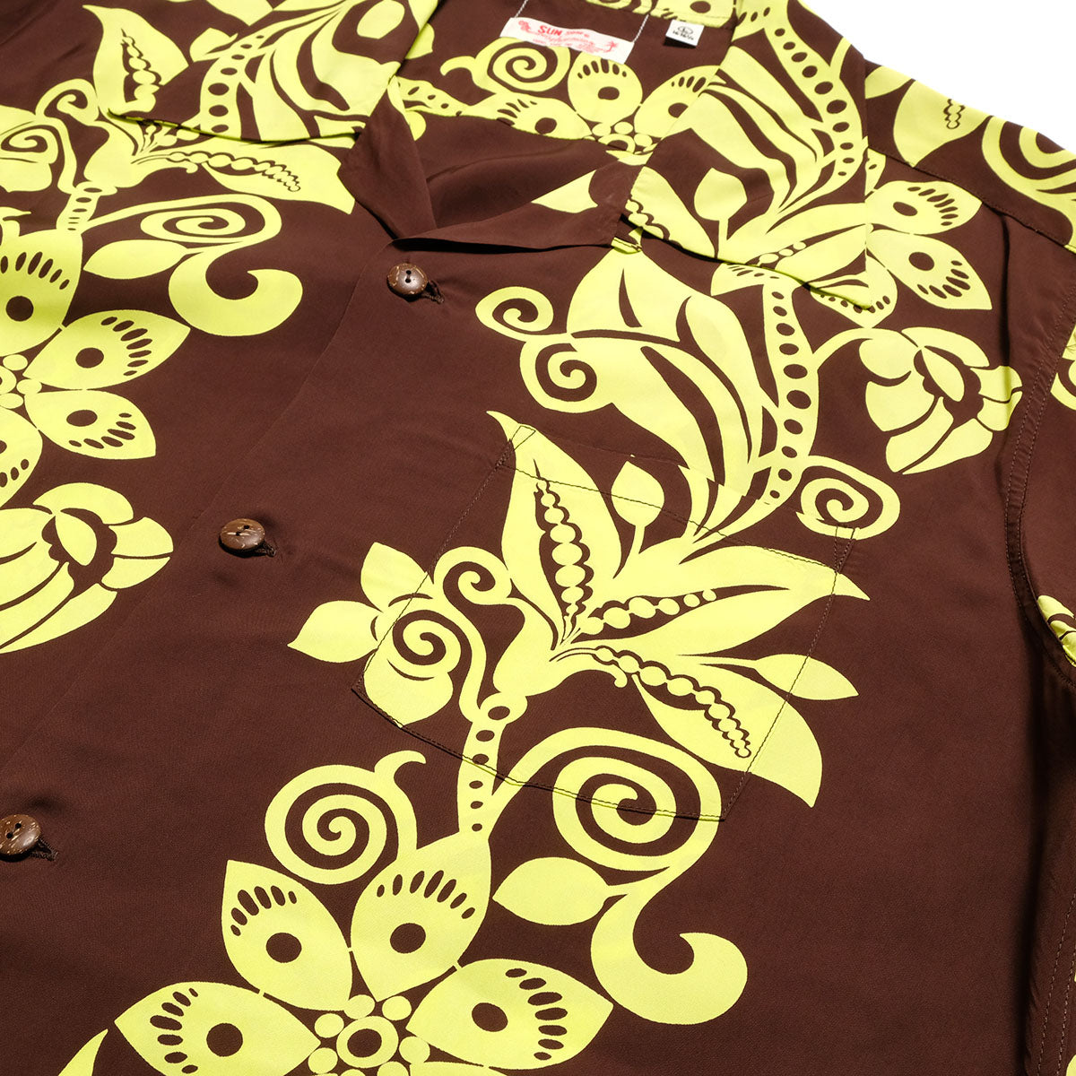 SUN SURF - S/S RAYON HAWAIIAN SHIRT - PICTOGRAPH FLOWER - SS39616