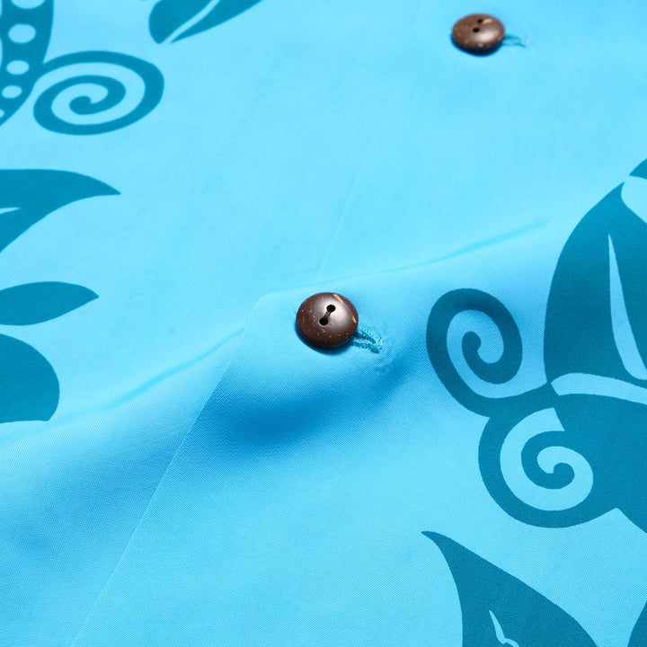 SUN SURF - S/S RAYON HAWAIIAN SHIRT - PICTOGRAPH FLOWER - SS39616