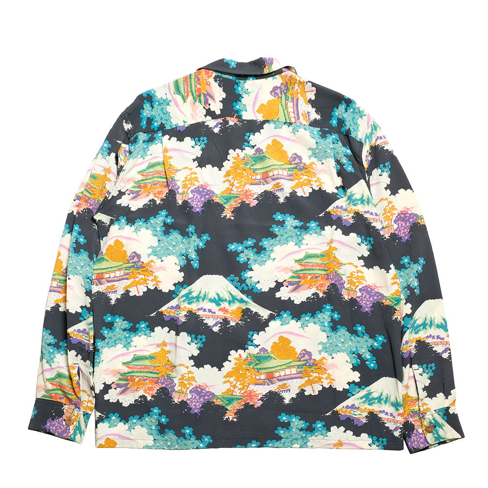 SUN SURF - STORE LIMITED - L/S RAYON HAWAIIAN SHIRT - ANCIENT CAPITAL - SS39618LS