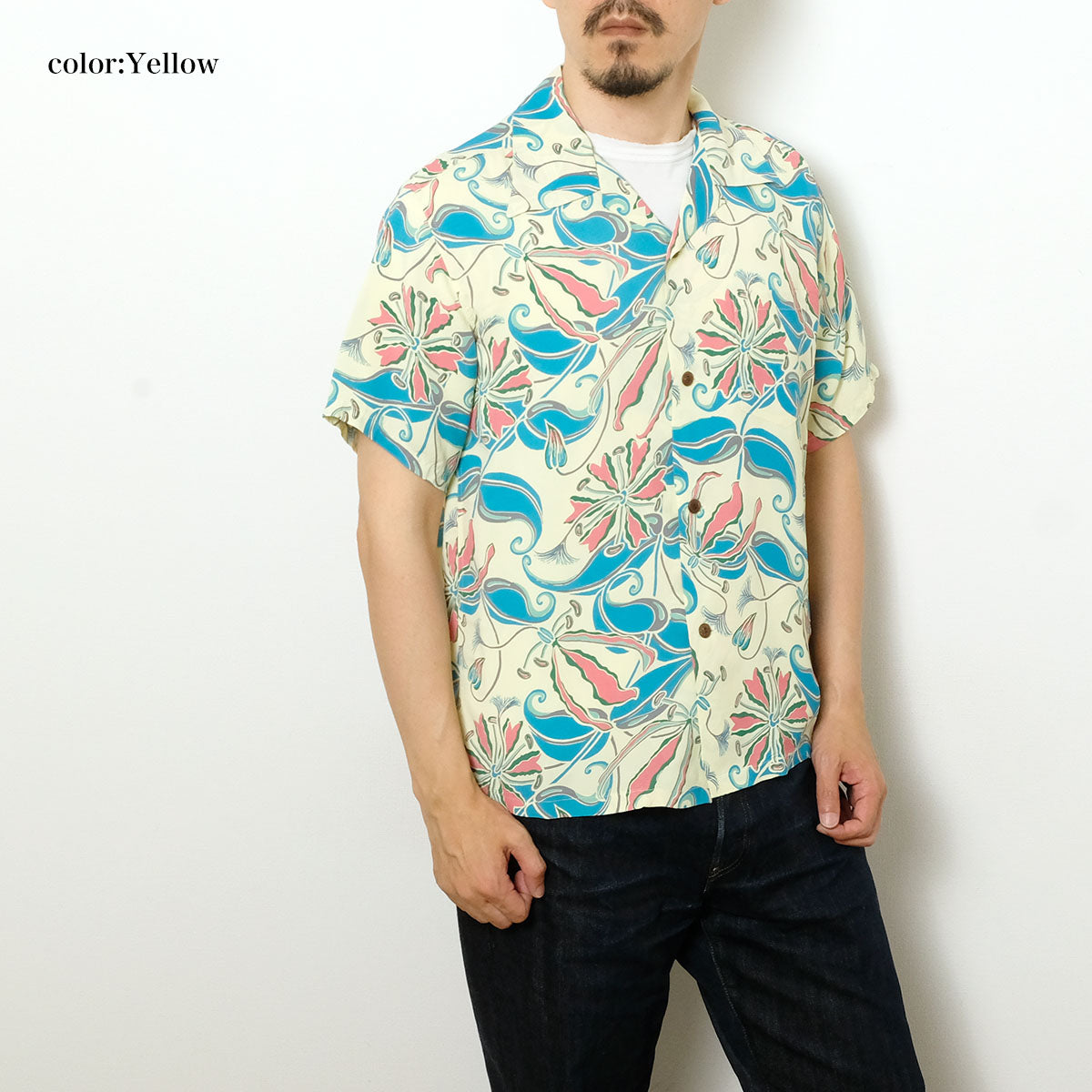 シオリページ SUN SURF - S/S RAYON HAWAIIAN SHIRT - SPIDER LILY - SS39619