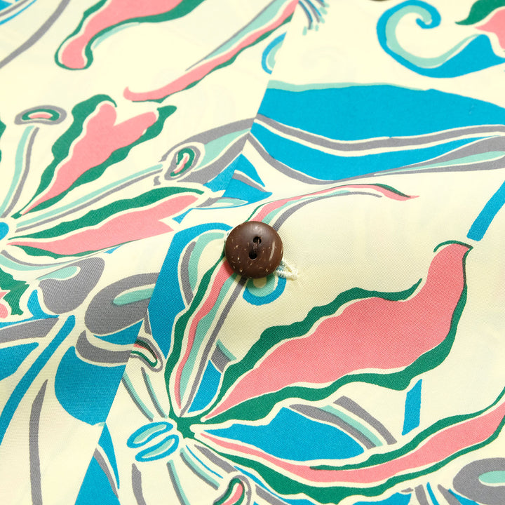 SUN SURF - S/S RAYON HAWAIIAN SHIRT - SPIDER LILY - SS39619