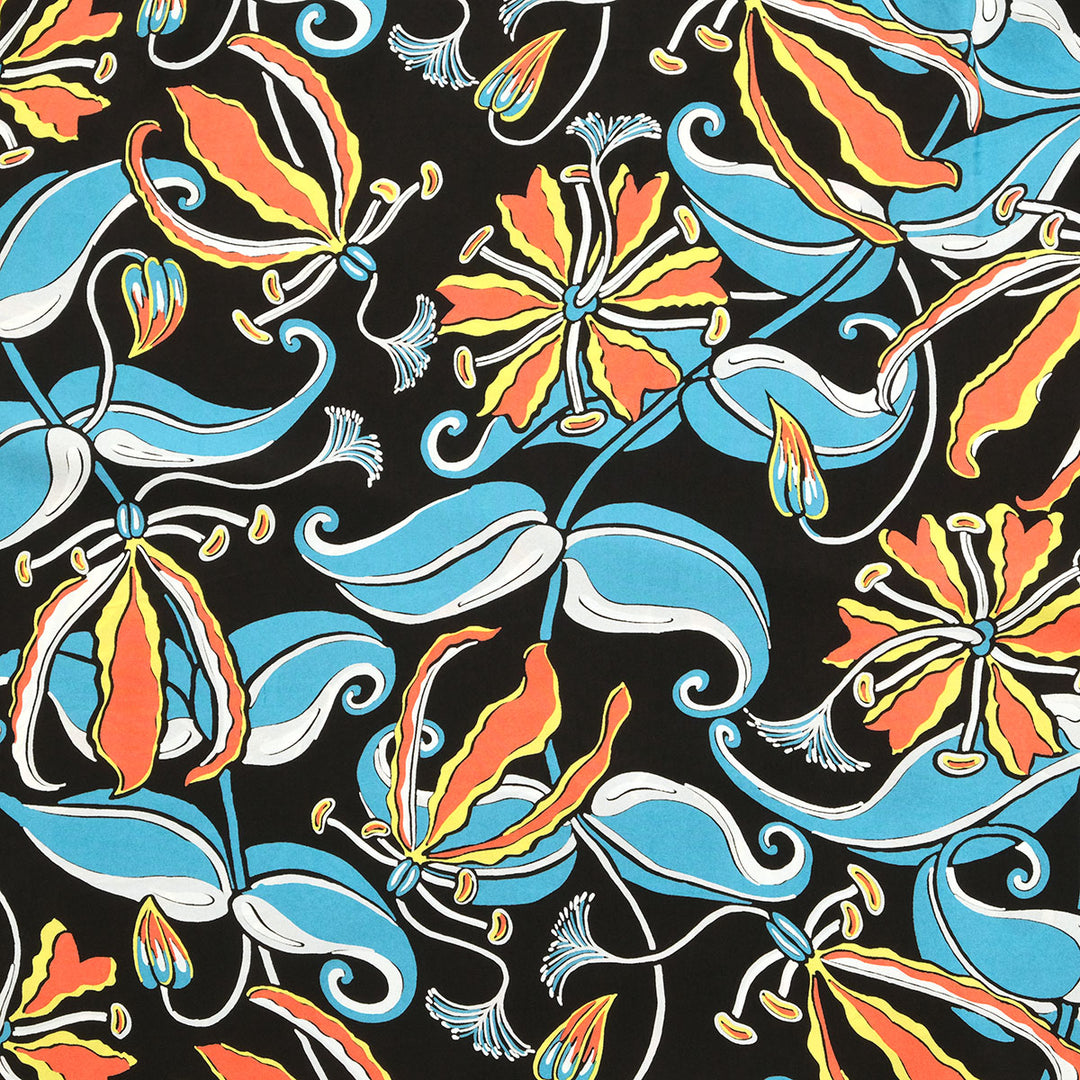 SUN SURF - S/S RAYON HAWAIIAN SHIRT - SPIDER LILY - SS39619