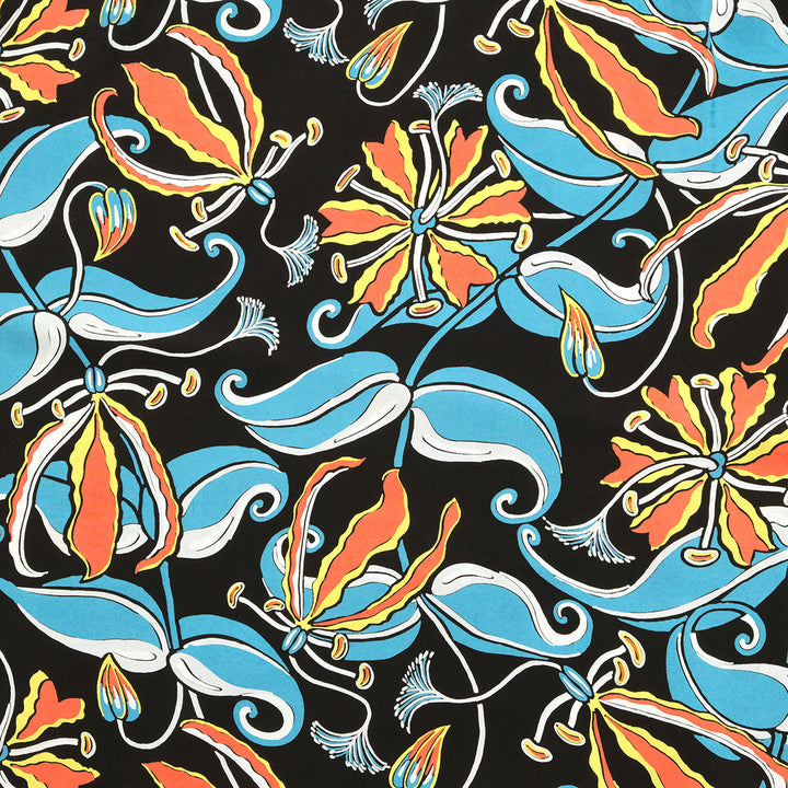 SUN SURF - S/S RAYON HAWAIIAN SHIRT - SPIDER LILY - SS39619