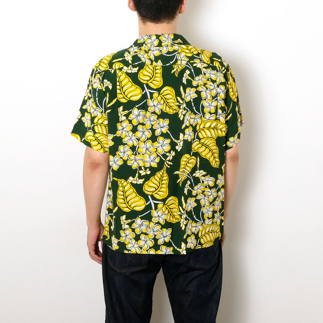 SUN SURF - S/S RAYON HAWAIIAN SHIRT - PLUMERIA BLOSSOMS - SS39621