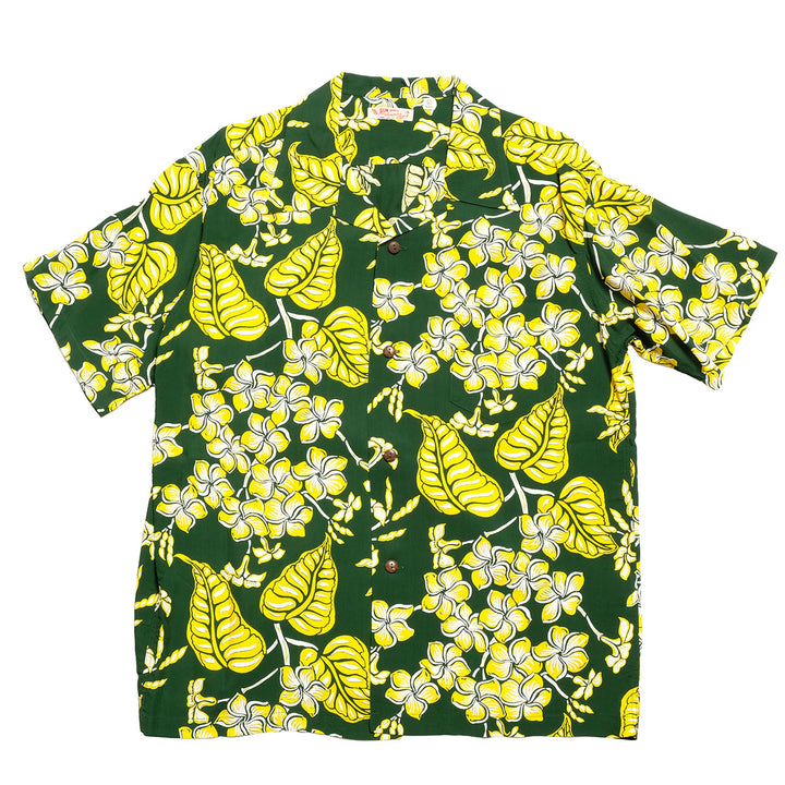 SUN SURF - S/S RAYON HAWAIIAN SHIRT - PLUMERIA BLOSSOMS - SS39621