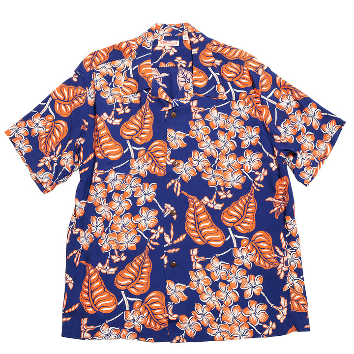 SUN SURF - S/S RAYON HAWAIIAN SHIRT - PLUMERIA BLOSSOMS - SS39621