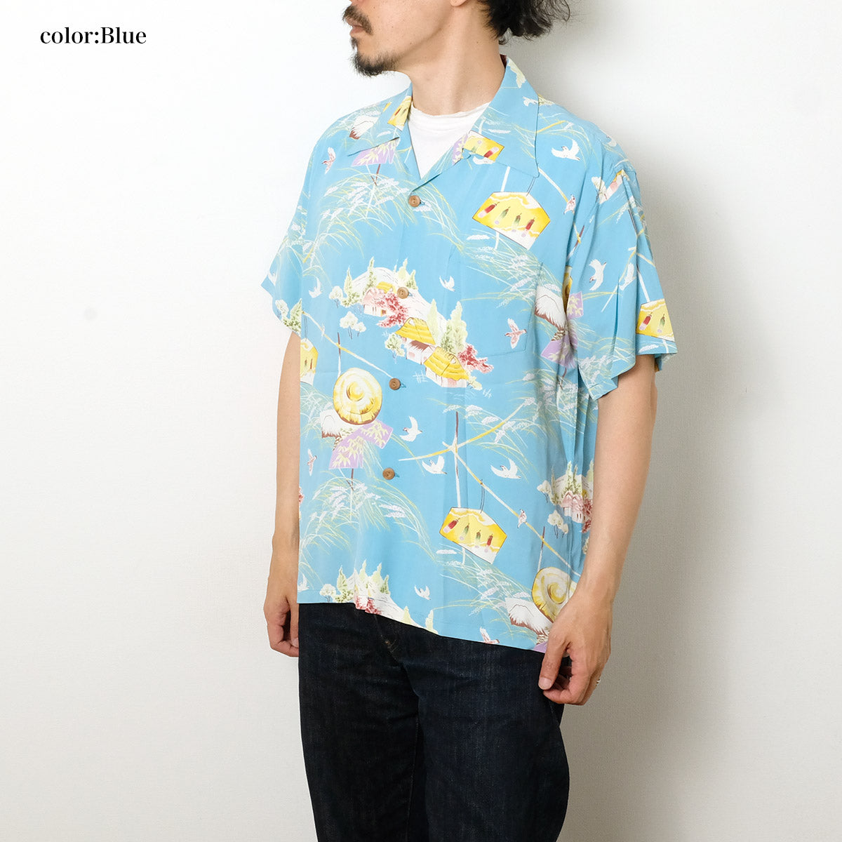 SUN SURF - S/S RAYON HAWAIIAN SHIRT - SCARECROW - SS39623 – HINOYA
