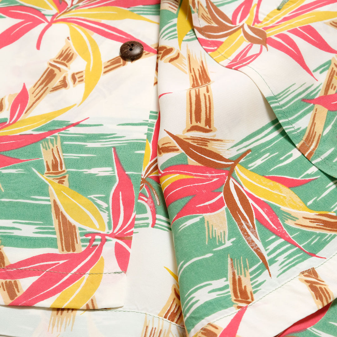 SUN SURF - S/S RAYON HAWAIIAN SHIRT - BAMBOO GRASSLANDS - SS39625