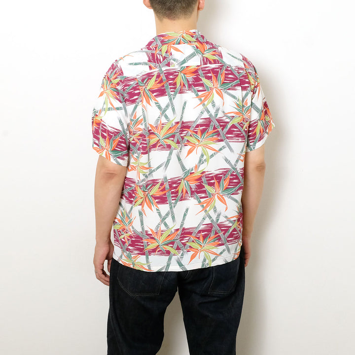 SUN SURF - S/S RAYON HAWAIIAN SHIRT - BAMBOO GRASSLANDS - SS39625