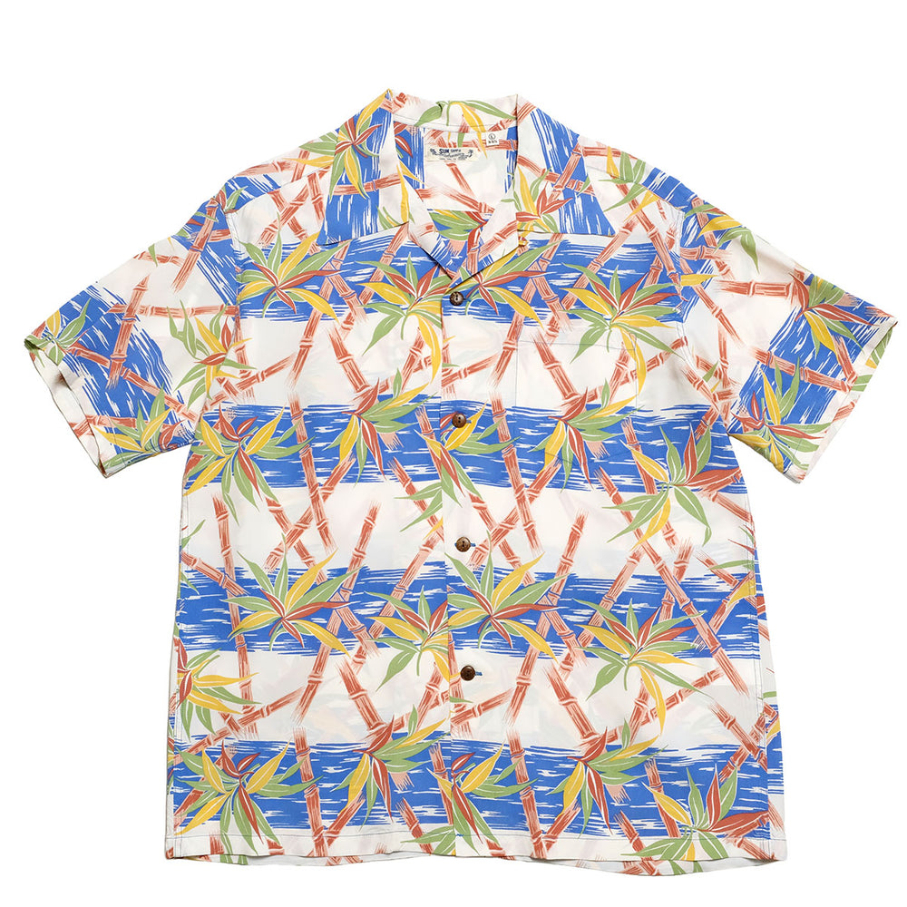 SUN SURF - S/S RAYON HAWAIIAN SHIRT - BAMBOO GRASSLANDS - SS39625