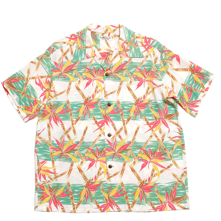 SUN SURF - S/S RAYON HAWAIIAN SHIRT - BAMBOO GRASSLANDS - SS39625