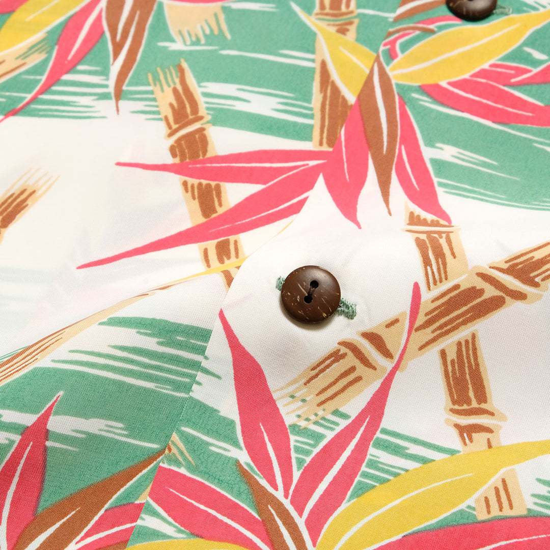 SUN SURF - S/S RAYON HAWAIIAN SHIRT - BAMBOO GRASSLANDS - SS39625