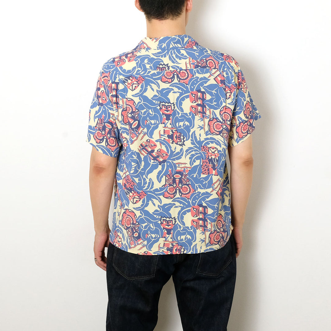 SUN SURF - S/S RAYON HAWAIIAN SHIRT - FUN ISLAND - SS39628