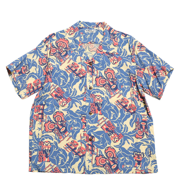 SUN SURF - S/S RAYON HAWAIIAN SHIRT - FUN ISLAND - SS39628