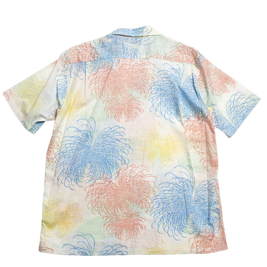 SUN SURF - COTTON LINEN SLUBYARN OPEN SHIRT - CHRYSANTHEMUM -  - SS39694