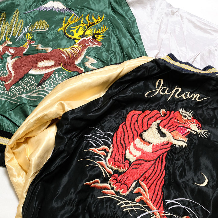 TAILOR TOYO - HINOYA EXCLUSIVE - ACETATE SUKA - DEERS x CRESCENT & ROARING RED TIGER - TT15403HY