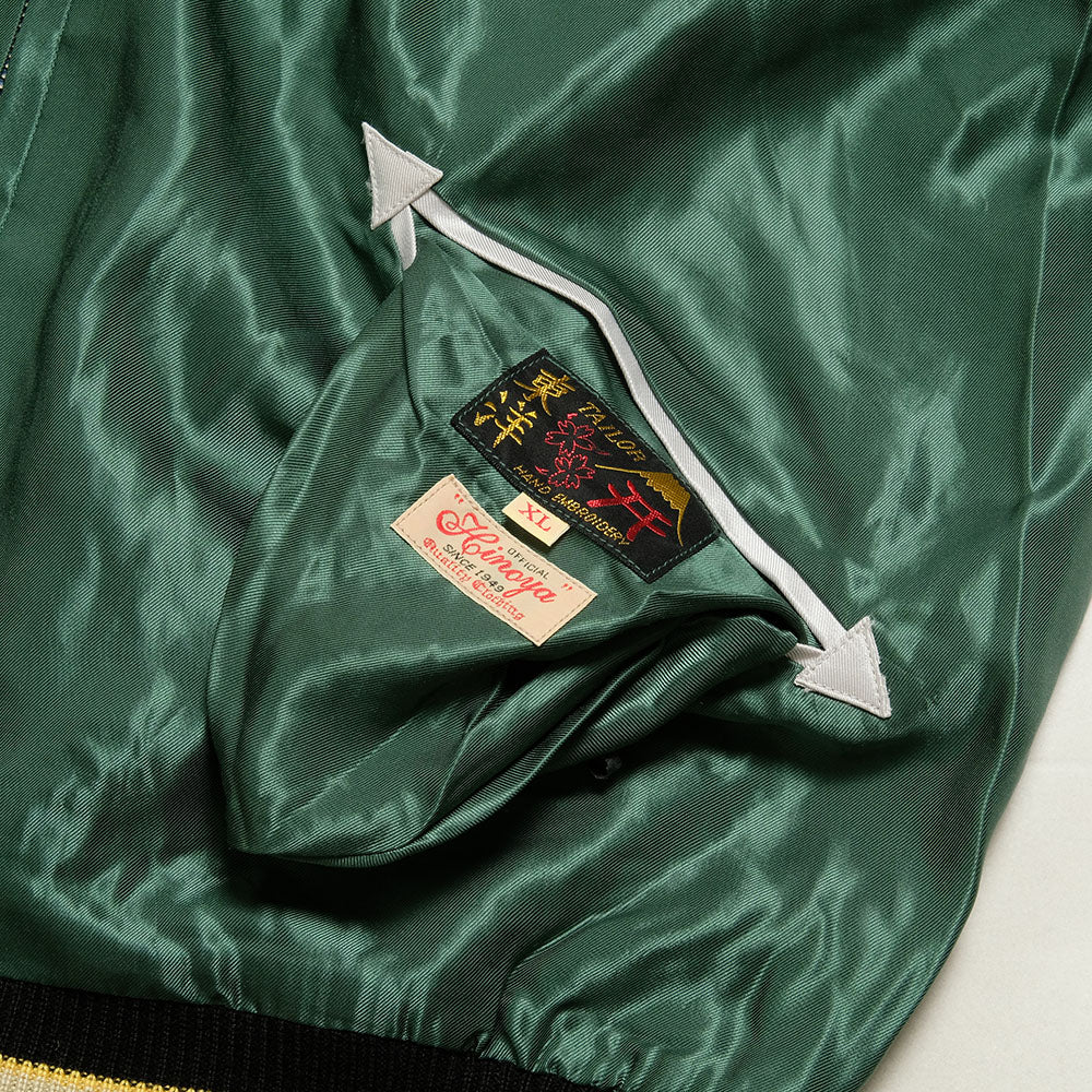 TAILOR TOYO - HINOYA EXCLUSIVE - ACETATE SUKA - DEERS x CRESCENT & ROARING RED TIGER - TT15403HY