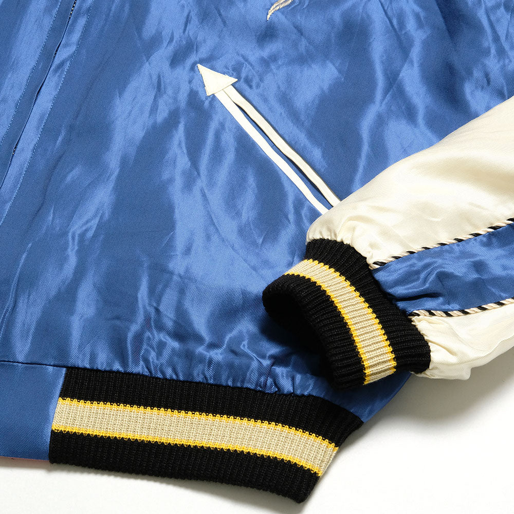 TAILOR TOYO - Acetate Souvenir Jacket - WHITE DRAGON x LANDSCAPE - TT15491-125