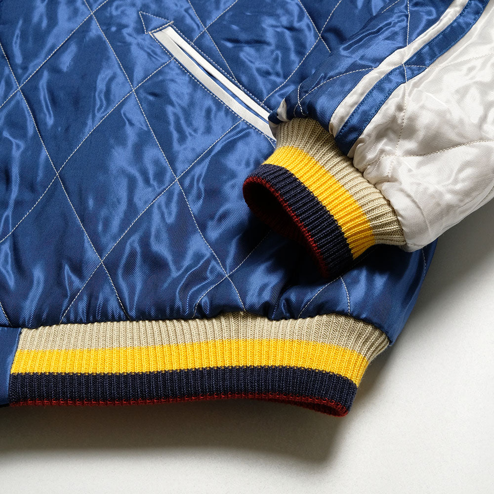 TAILOR TOYO - HINOYA EXCLUSIVE - Mid 1950s Style Velveteen Souvenir Jacket - ROARING TIGER × LANDSCAPE - TT15664HY