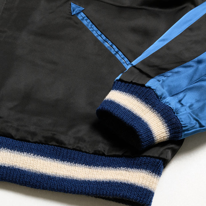 TAILOR TOYO - Early 1950s Style Rayon Brocade × Acetate Souvenir Jacket - TOYO ENTERPRISE 60th Anniversary Special Edition - TIGER & DRAGON (BROCADE) × EAGLE - TT15717