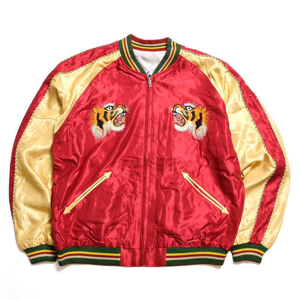 TAILOR TOYO - Acetate Souvenir Jacket - EAGLE × BLUE TIGER