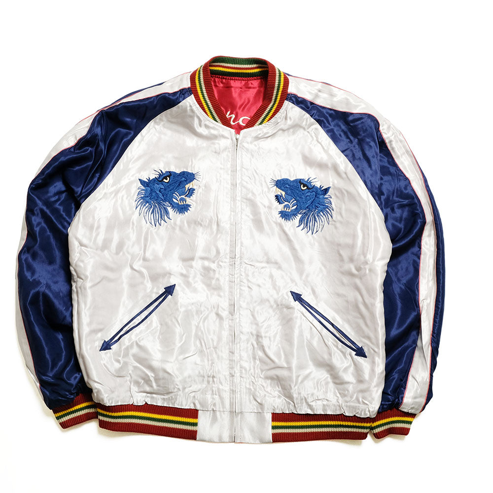 TAILOR TOYO - Acetate Souvenir Jacket - EAGLE × BLUE TIGER - TT15790-170