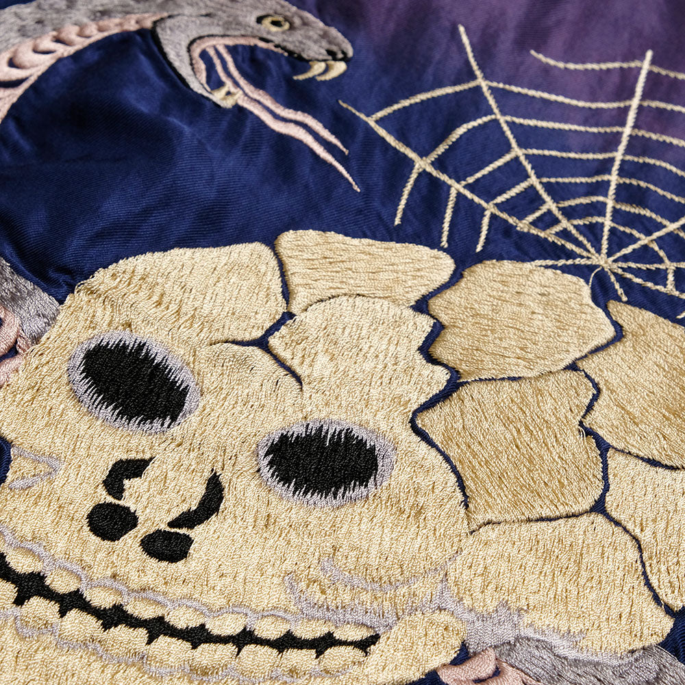 TAILOR TOYO - Mid 1950s Style Acetate Souvenir Jacket - SNAKE & SKULL × DRAGON HEAD - (AGING MODEL) - TT15793-128