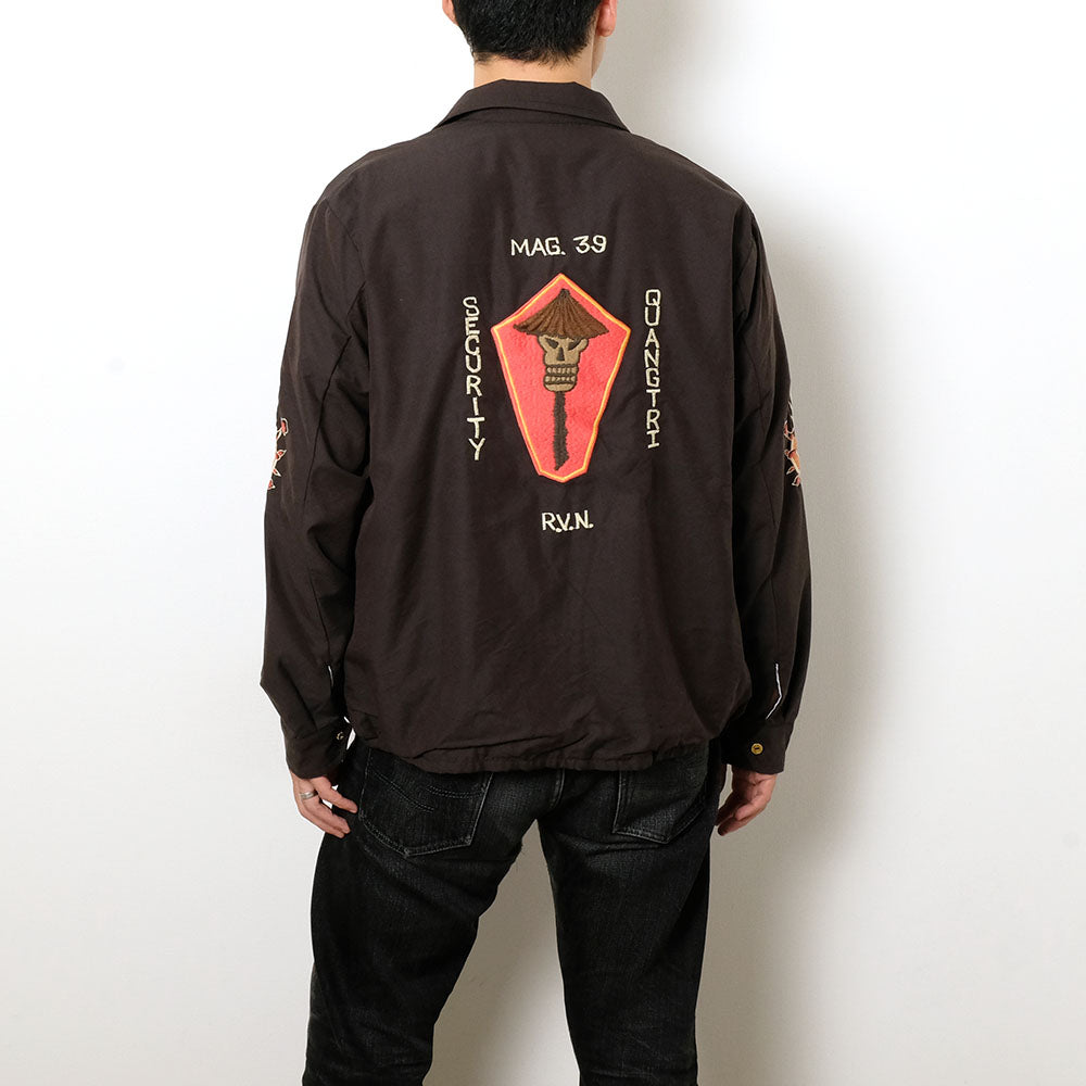 TAILOR TOYO - Late 1960s Style Cotton Rayon Vietnam Jacket - SKULL - AGING MODEL - TT15797