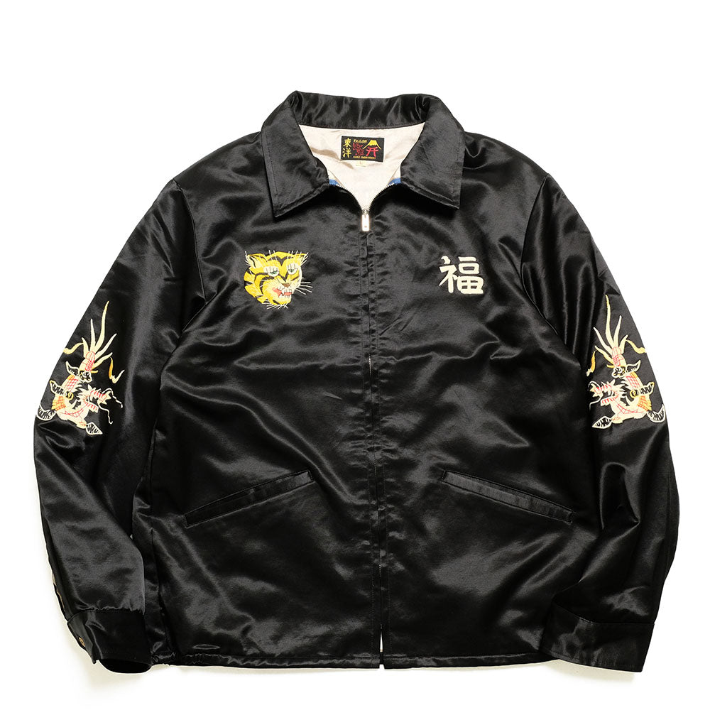 TAILOR TOYO - Mid 1960s Style Satin Vietnam Jacket - VIET-NAM MAP - TT15798