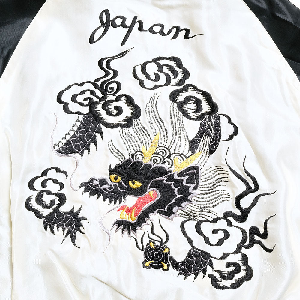 TAILOR TOYO - Acetate Souvenir Jacket - ROARING TIGER × BLACK DRAGON - TT15877-119