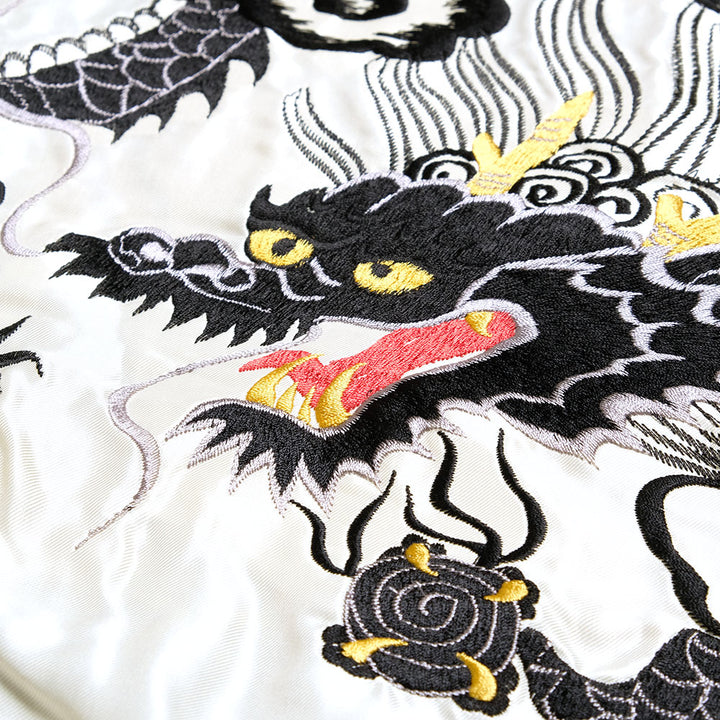 TAILOR TOYO - Acetate Souvenir Jacket - ROARING TIGER × BLACK DRAGON - TT15877-119
