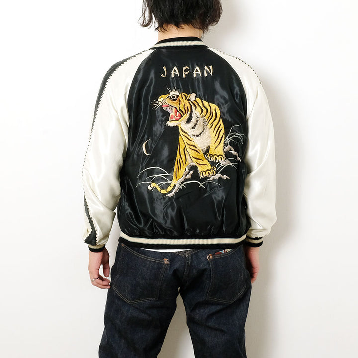 TAILOR TOYO - Acetate Souvenir Jacket - ROARING TIGER × BLACK DRAGON - TT15877-119
