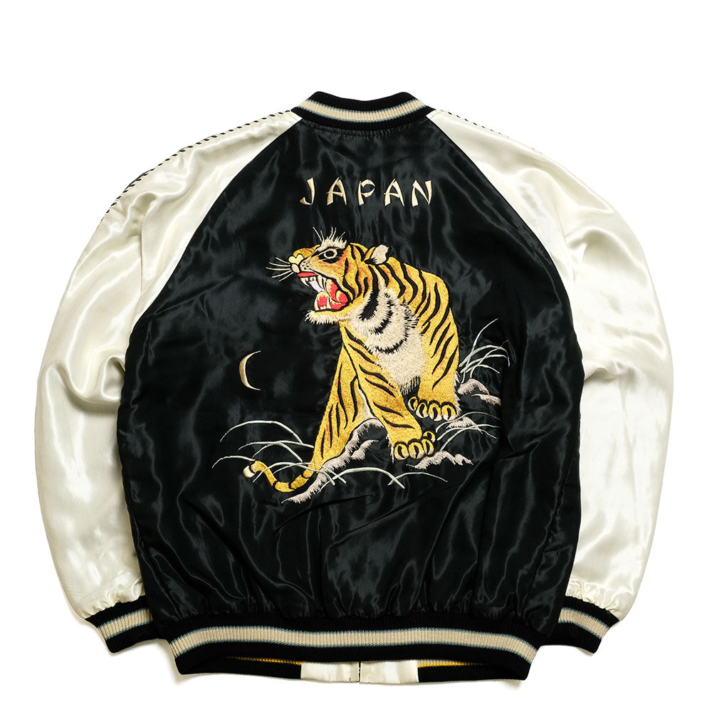 TAILOR TOYO - Acetate Souvenir Jacket - ROARING TIGER × BLACK