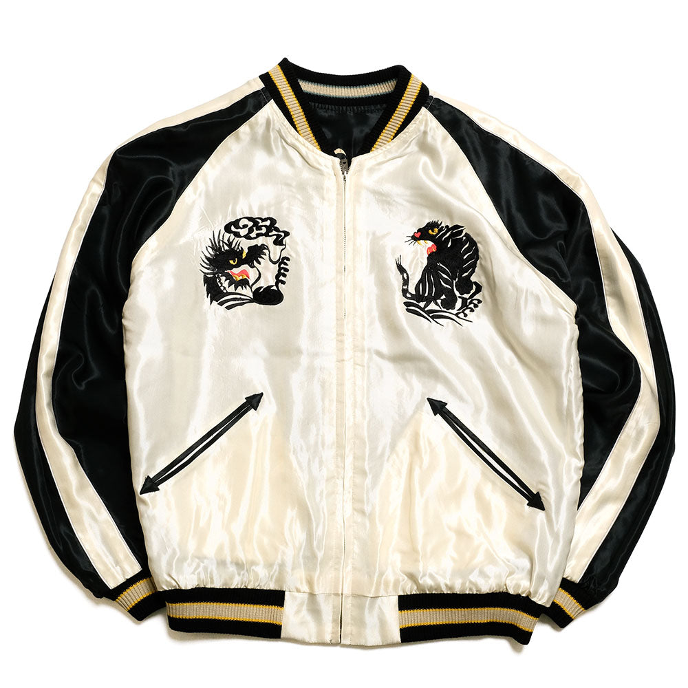 TAILOR TOYO - Acetate Souvenir Jacket - ROARING TIGER × BLACK DRAGON - TT15877-119