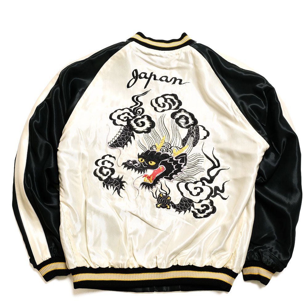 TAILOR TOYO - Acetate Souvenir Jacket - ROARING TIGER × BLACK DRAGON - TT15877-119