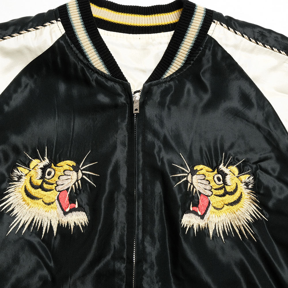 TAILOR TOYO - Acetate Souvenir Jacket - ROARING TIGER × BLACK DRAGON - TT15877-119